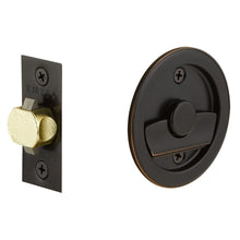 Load image into Gallery viewer, ROUND PRIVACY (2145) POCKET DOOR TUBULAR LOCKS WITH 2-3/8&quot; BACKSET
