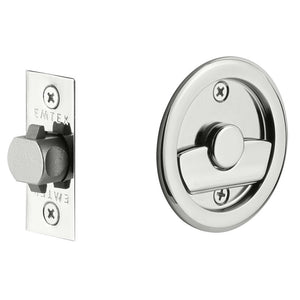 ROUND PRIVACY (2145) POCKET DOOR TUBULAR LOCKS WITH 2-3/8" BACKSET