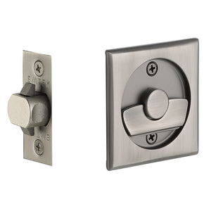 SQUARE PRIVACY (2135) POCKET DOOR TUBULAR LOCKS WITH 2-3/8" BACKSET