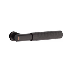 LAUSANNE OIL RUBBED BRONZE (US10B) HANDLESET SINGLE-CYLINDER [4819] W/ 2-3/8" BACKSET AND 1/4" ROUND FACEPLATE AND STRIKEPLATE W/ INTERIOR LEVER