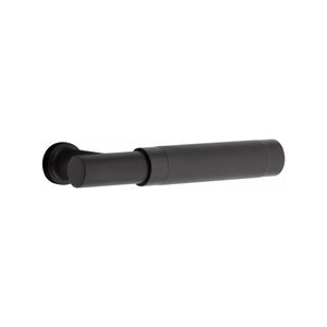 APOLLO FLAT BLACK (US19) HANDLESET SINGLE-CYLINDER [4815] W/ 2-3/8" BACKSET AND 1/4" ROUND FACEPLATE AND STRIKEPLATE W/ INTERIOR LEVER