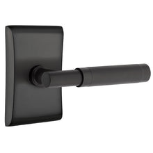 Load image into Gallery viewer, ARES FLAT BLACK (US19) HANDLESET SINGLE-CYLINDER [4817] W/ 2-3/8&quot; BACKSET AND 1/4&quot; ROUND FACEPLATE AND STRIKEPLATE W/ INTERIOR LEVER
