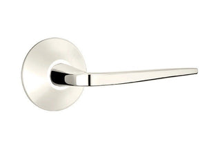 ATHENA (ATN) PRIVACY (BED/BATH) LEVER WITH 2-3/8" BACKSET AND 1/4" ROUND FACEPLATE AND STRIKEPLATE