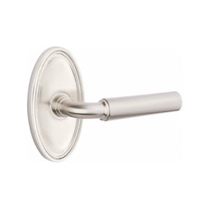 MANNING (MNG) PASSAGE (HALL/CLOSET) LEVER WITH 2-3/8" BACKSET AND 1/4" ROUND FACEPLATE AND STRIKEPLATE
