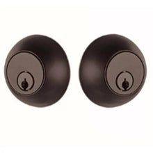 Load image into Gallery viewer, REGULAR DEADBOLT WITH 2-3/8&quot; BACKSET AND 1/4&quot; ROUND FACEPLATE AND STRIKEPLATE
