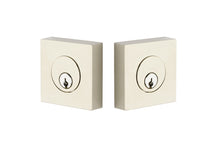Load image into Gallery viewer, SQUARE DEADBOLT WITH 2-3/8&quot; BACKSET AND 1/4&quot; ROUND FACEPLATE AND STRIKEPLATE
