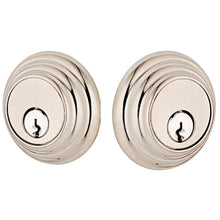 Load image into Gallery viewer, LOW PROFILE DEADBOLT WITH 2-3/8&quot; BACKSET AND 1/4&quot; ROUND FACEPLATE AND STRIKEPLATE
