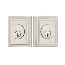 Load image into Gallery viewer, WILSHIRE DEADBOLT WITH 2-3/8&quot; BACKSET AND 1/4&quot; ROUND FACEPLATE AND STRIKEPLATE
