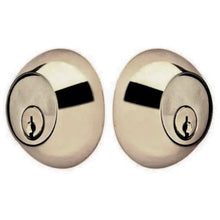 Load image into Gallery viewer, REGULAR DEADBOLT WITH 2-3/8&quot; BACKSET AND 1/4&quot; ROUND FACEPLATE AND STRIKEPLATE
