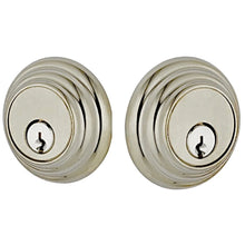 Load image into Gallery viewer, LOW PROFILE DEADBOLT WITH 2-3/8&quot; BACKSET AND 1/4&quot; ROUND FACEPLATE AND STRIKEPLATE
