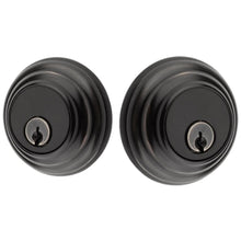 Load image into Gallery viewer, LOW PROFILE DEADBOLT WITH 2-3/8&quot; BACKSET AND 1/4&quot; ROUND FACEPLATE AND STRIKEPLATE
