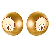 Load image into Gallery viewer, REGULAR DEADBOLT WITH 2-3/8&quot; BACKSET AND 1/4&quot; ROUND FACEPLATE AND STRIKEPLATE
