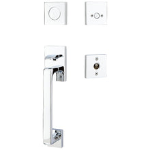 Load image into Gallery viewer, BADEN POLISHED CHROME (US26) HANDLESET DUMMY [4810] W/ 2-3/8&quot; BACKSET AND 1/4&quot; ROUND FACEPLATE AND STRIKEPLATE W/ INTERIOR LEVER
