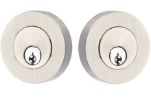 Load image into Gallery viewer, MODERN DISC DEADBOLT WITH 2-3/8&quot; BACKSET AND 1/4&quot; ROUND FACEPLATE AND STRIKEPLATE

