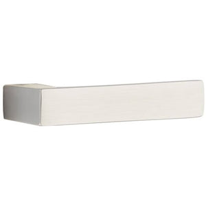 LAUSANNE SATIN NICKEL (US15) HANDLESET DUMMY [4809] W/ 2-3/8" BACKSET AND 1/4" ROUND FACEPLATE AND STRIKEPLATE W/ INTERIOR LEVER