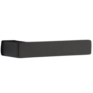 APOLLO FLAT BLACK (US19) HANDLESET SINGLE-CYLINDER [4815] W/ 2-3/8" BACKSET AND 1/4" ROUND FACEPLATE AND STRIKEPLATE W/ INTERIOR LEVER
