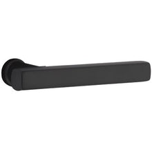 Load image into Gallery viewer, APOLLO FLAT BLACK (US19) HANDLESET SINGLE-CYLINDER [4815] W/ 2-3/8&quot; BACKSET AND 1/4&quot; ROUND FACEPLATE AND STRIKEPLATE W/ INTERIOR LEVER
