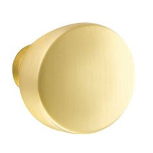 Load image into Gallery viewer, LAUSANNE SATIN BRASS (US4) HANDLESET DUMMY [4809] W/ 2-3/8&quot; BACKSET AND 1/4&quot; ROUND FACEPLATE AND STRIKEPLATE W/ INTERIOR KNOB

