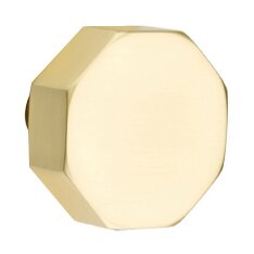 LAUSANNE SATIN BRASS (US4) HANDLESET DUMMY [4809] W/ 2-3/8" BACKSET AND 1/4" ROUND FACEPLATE AND STRIKEPLATE W/ INTERIOR KNOB