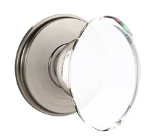 Load image into Gallery viewer, HAMPTON GLASS (HT) DUMMY (PAIR) KNOB WITH TRADITIONAL ROSETTE
