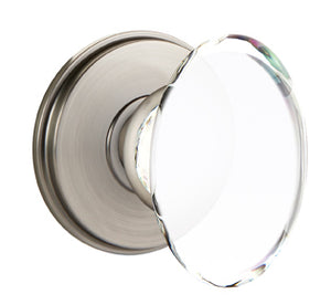 HAMPTON GLASS (HT) DUMMY (PAIR) KNOB WITH TRADITIONAL ROSETTE