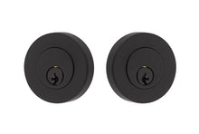 Load image into Gallery viewer, MODERN DISC DEADBOLT WITH 2-3/8&quot; BACKSET AND 1/4&quot; ROUND FACEPLATE AND STRIKEPLATE
