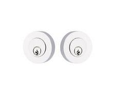 Load image into Gallery viewer, MODERN DISC DEADBOLT WITH 2-3/8&quot; BACKSET AND 1/4&quot; ROUND FACEPLATE AND STRIKEPLATE
