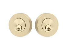 Load image into Gallery viewer, MODERN DISC DEADBOLT WITH 2-3/8&quot; BACKSET AND 1/4&quot; ROUND FACEPLATE AND STRIKEPLATE

