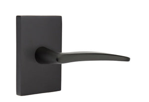 POSEIDON (POS) PRIVACY (BED/BATH) LEVER WITH 2-3/8" BACKSET AND 1/4" ROUND FACEPLATE AND STRIKEPLATE