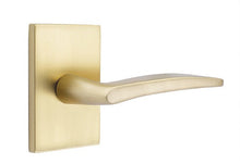 Load image into Gallery viewer, POSEIDON (POS) PRIVACY (BED/BATH) LEVER WITH 2-3/8&quot; BACKSET AND 1/4&quot; ROUND FACEPLATE AND STRIKEPLATE
