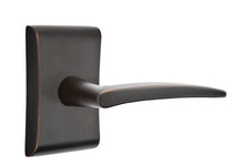 Load image into Gallery viewer, POSEIDON (POS) PRIVACY (BED/BATH) LEVER WITH 2-3/8&quot; BACKSET AND 1/4&quot; ROUND FACEPLATE AND STRIKEPLATE
