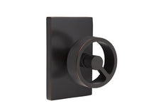 Load image into Gallery viewer, SPOKE (SPK) PRIVACY (BED/BATH) KNOB WITH 2-3/8&quot; BACKSET AND 1/4&quot; ROUND FACEPLATE AND STRIKEPLATE
