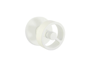 SPOKE (SPK) PRIVACY (BED/BATH) KNOB WITH 2-3/8" BACKSET AND 1/4" ROUND FACEPLATE AND STRIKEPLATE