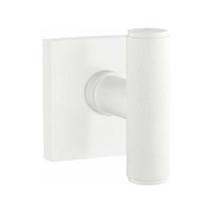 THE ACE KNURLED (ACEKN) PRIVACY (BED/BATH) KNOB WITH 2-3/8" BACKSET AND 1/4" ROUND FACEPLATE AND STRIKEPLATE