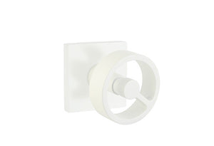 SPOKE (SPK) PRIVACY (BED/BATH) KNOB WITH 2-3/8" BACKSET AND 1/4" ROUND FACEPLATE AND STRIKEPLATE