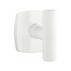 THE ACE KNURLED (ACEKN) PRIVACY (BED/BATH) KNOB WITH 2-3/8" BACKSET AND 1/4" ROUND FACEPLATE AND STRIKEPLATE