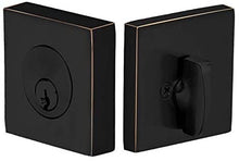 Load image into Gallery viewer, SQUARE DEADBOLT WITH 2-3/8&quot; BACKSET AND 1/4&quot; ROUND FACEPLATE AND STRIKEPLATE
