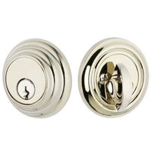 Load image into Gallery viewer, LOW PROFILE DEADBOLT WITH 2-3/8&quot; BACKSET AND 1/4&quot; ROUND FACEPLATE AND STRIKEPLATE
