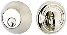 Load image into Gallery viewer, REGULAR DEADBOLT WITH 2-3/8&quot; BACKSET AND 1/4&quot; ROUND FACEPLATE AND STRIKEPLATE

