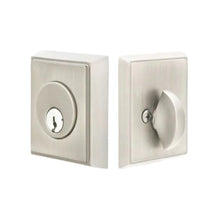 Load image into Gallery viewer, RECTANGULAR DEADBOLT WITH 2-3/8&quot; BACKSET AND 1/4&quot; ROUND FACEPLATE AND STRIKEPLATE
