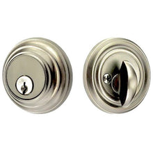 Load image into Gallery viewer, LOW PROFILE DEADBOLT WITH 2-3/8&quot; BACKSET AND 1/4&quot; ROUND FACEPLATE AND STRIKEPLATE
