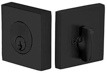 Load image into Gallery viewer, SQUARE DEADBOLT WITH 2-3/8&quot; BACKSET AND 1/4&quot; ROUND FACEPLATE AND STRIKEPLATE
