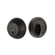 Load image into Gallery viewer, REGULAR DEADBOLT WITH 2-3/8&quot; BACKSET AND 1/4&quot; ROUND FACEPLATE AND STRIKEPLATE
