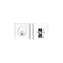 Load image into Gallery viewer, SQUARE DEADBOLT WITH 2-3/8&quot; BACKSET AND 1/4&quot; ROUND FACEPLATE AND STRIKEPLATE
