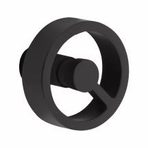 Load image into Gallery viewer, ORION FLAT BLACK (US19) HANDLESET SINGLE-CYLINDER [4816] W/ 2-3/8&quot; BACKSET AND 1/4&quot; ROUND FACEPLATE AND STRIKEPLATE W/ INTERIOR KNOB

