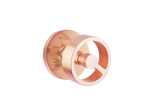 SPOKE (SPK) PRIVACY (BED/BATH) KNOB WITH 2-3/8" BACKSET AND 1/4" ROUND FACEPLATE AND STRIKEPLATE