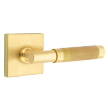Load image into Gallery viewer, BADEN SATIN BRASS (US4) HANDLESET SINGLE-CYLINDER [4820] W/ 2-3/8&quot; BACKSET AND 1/4&quot; ROUND FACEPLATE AND STRIKEPLATE W/ INTERIOR LEVER

