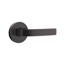 Load image into Gallery viewer, BRESLIN (BRL) PASSAGE (HALL/CLOSET) LEVER WITH 2-3/8&quot; BACKSET AND 1/4&quot; ROUND FACEPLATE AND STRIKEPLATE
