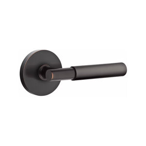 MYLES (MYL) PASSAGE (HALL/CLOSET) LEVER WITH 2-3/8" BACKSET AND 1/4" ROUND FACEPLATE AND STRIKEPLATE