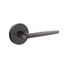 Load image into Gallery viewer, HERMES (HER) PRIVACY (BED/BATH) LEVER WITH 2-3/8&quot; BACKSET AND 1/4&quot; ROUND FACEPLATE AND STRIKEPLATE
